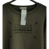 Bluza włoska damska khaki nieocieplana bez kaptura okrągły dekolt prezent!