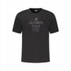 T-shirt męski czarny okrągły dekolt U.S. GRAND POLO rozmiar XXL