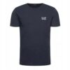 T-shirt męski kolor granatowy okrągły dekolt Emporio Armani rozmiar L