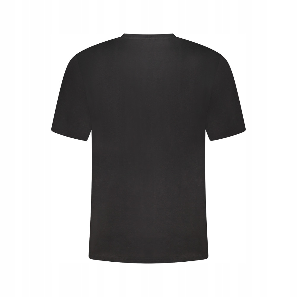T-shirt męski czarny okrągły dekolt U.S. GRAND POLO rozmiar S - obrazek 2