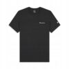 T-shirt CHAMPION Koszulka Męska czarna rozmiar L okrągły dekolt bawełna