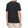 T-shirt męski Guess kolor czarny rozmiar XL okrągły dekolt z białą lamówką