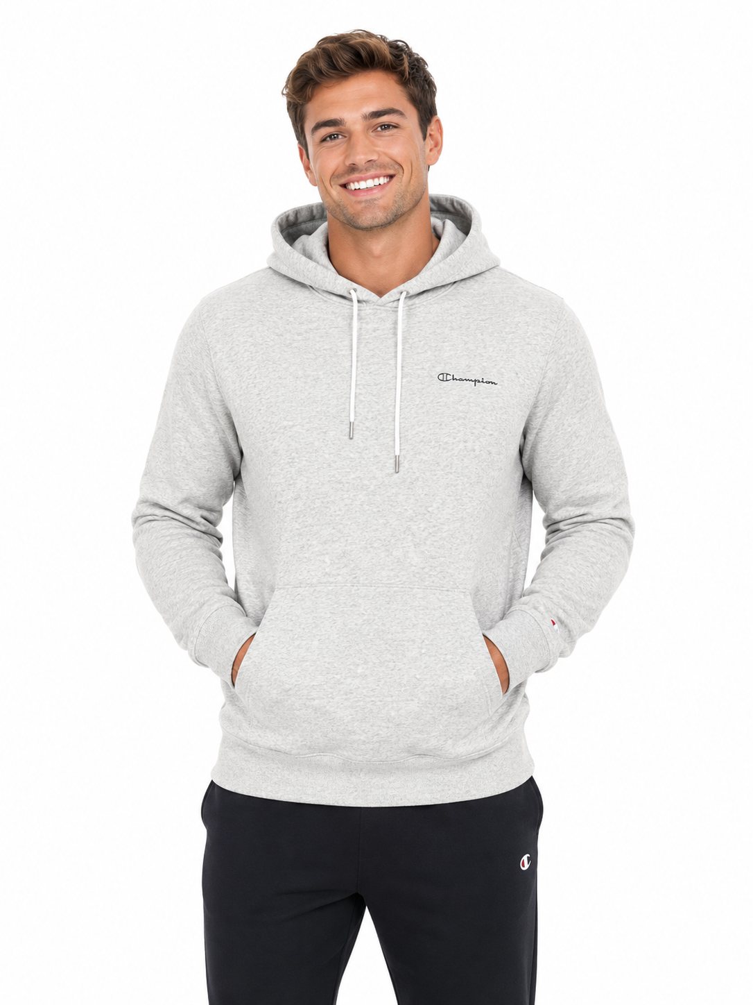 Bluza Champion z kapturem, kolor szary, jakość premium, S ,oryginał prezent