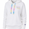 Bluza damska Champion z kapturem wkładana przez głowę biała M prezent