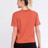 T-shirt damski Champion kolor ceglasty rozmiar XL okrągły dekolt bawełna
