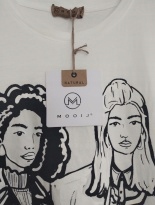 T-shirt damski biały włoski rozmiar uniwersalny bawełna okrągły dekolt - obrazek 3